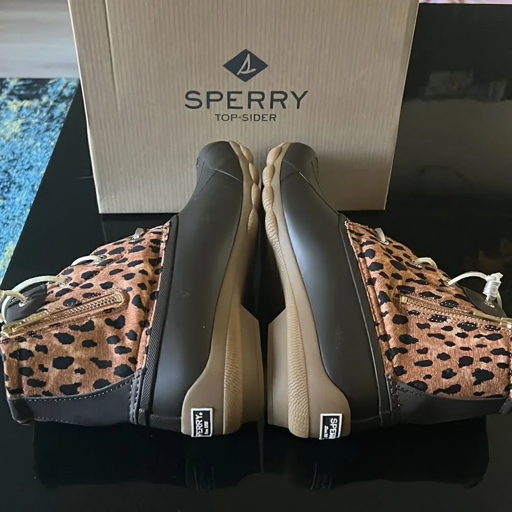 NEW SPERRY gulf duck toe boots 8.5